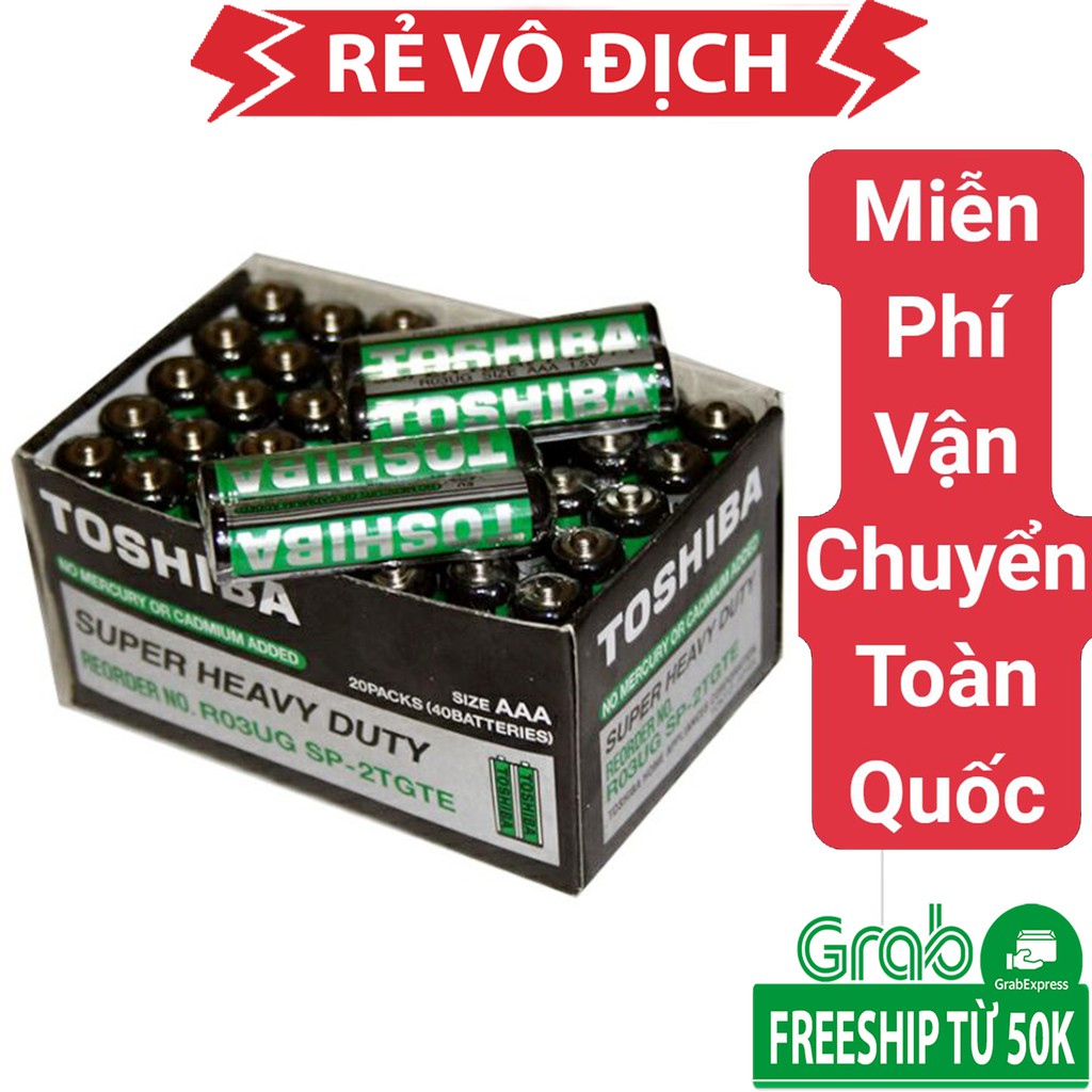 40 viên Pin nhí Toshiba AAA