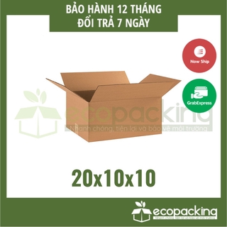 [XẢ KHO] Combo 50 thùng hộp carton 20x10x10 cm để đóng gói giao hàng