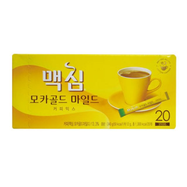 Cafe sữa hàn quốc maxim