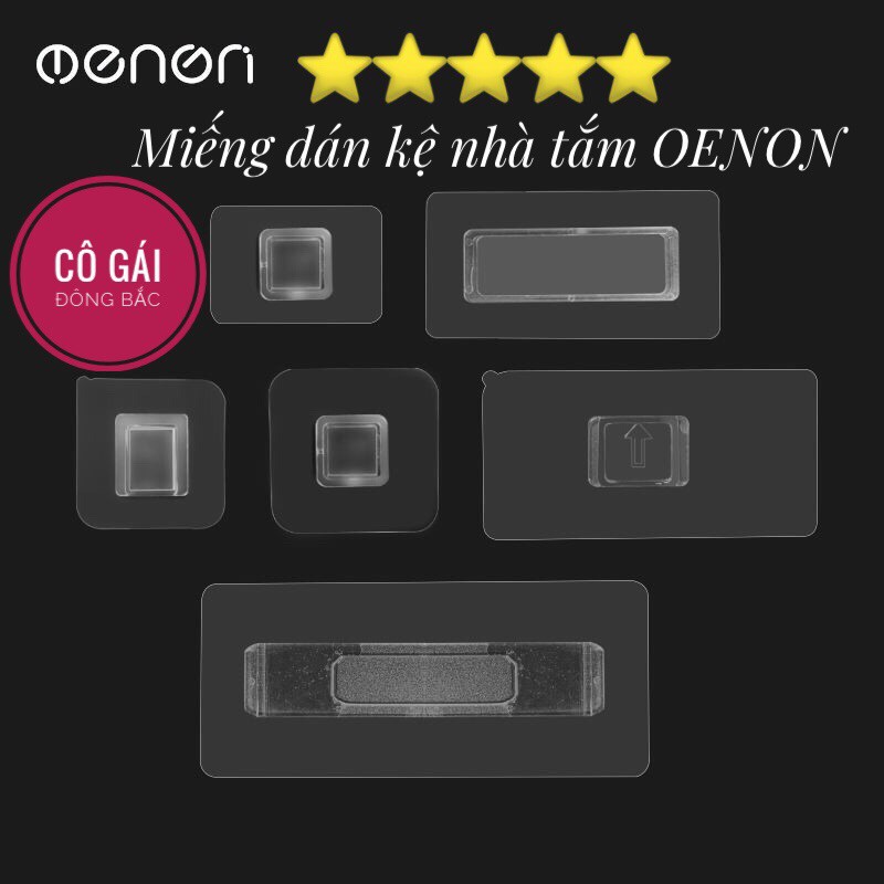 [OENON]Miếng dán kệ nhà tắm OENON , miếng dán chuyên dụng siêu chắc dự phòng thay thế - Đông Bắc