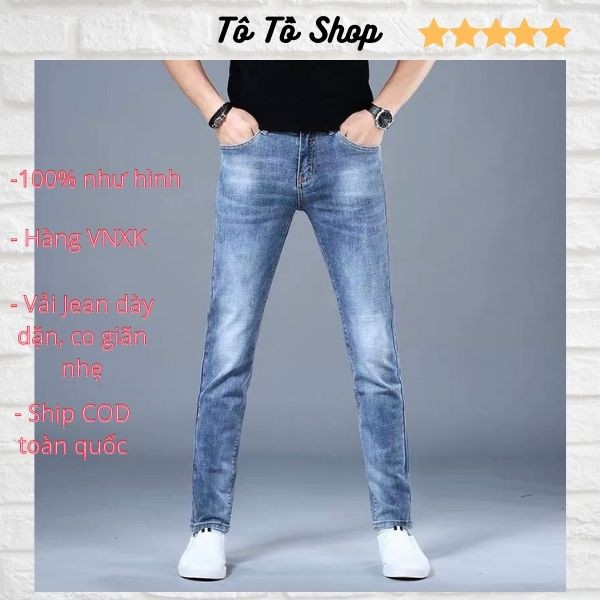 Quần Jean Nam Mẫu Mới ❤️FREESHIP❤️ Quần Bò Nam Chất Liệu Denim Cao Cấp Thời Trang Chuẩn Hàng Shop Tô Tồ Shop - QJNTT30 | WebRaoVat - webraovat.net.vn