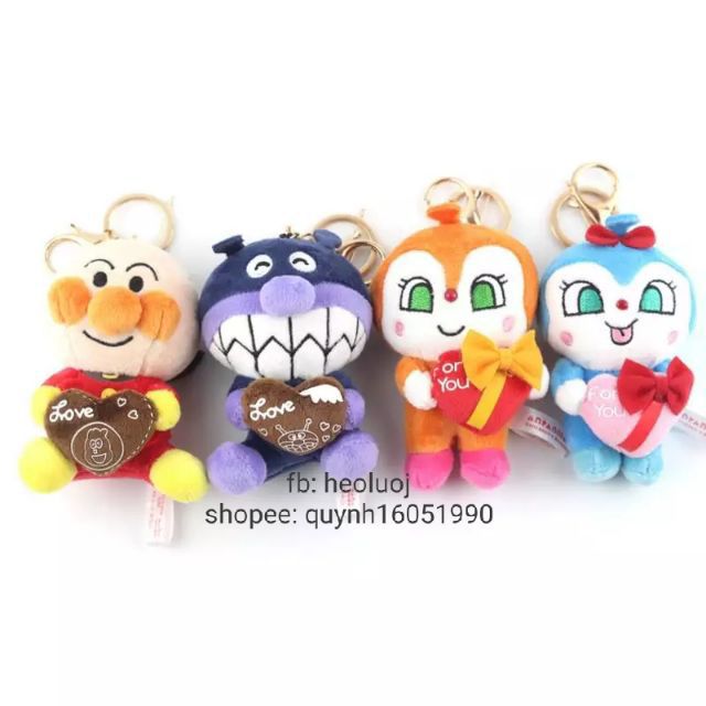 Gấu bông anpanman đậu siêu nhân 12-30cm