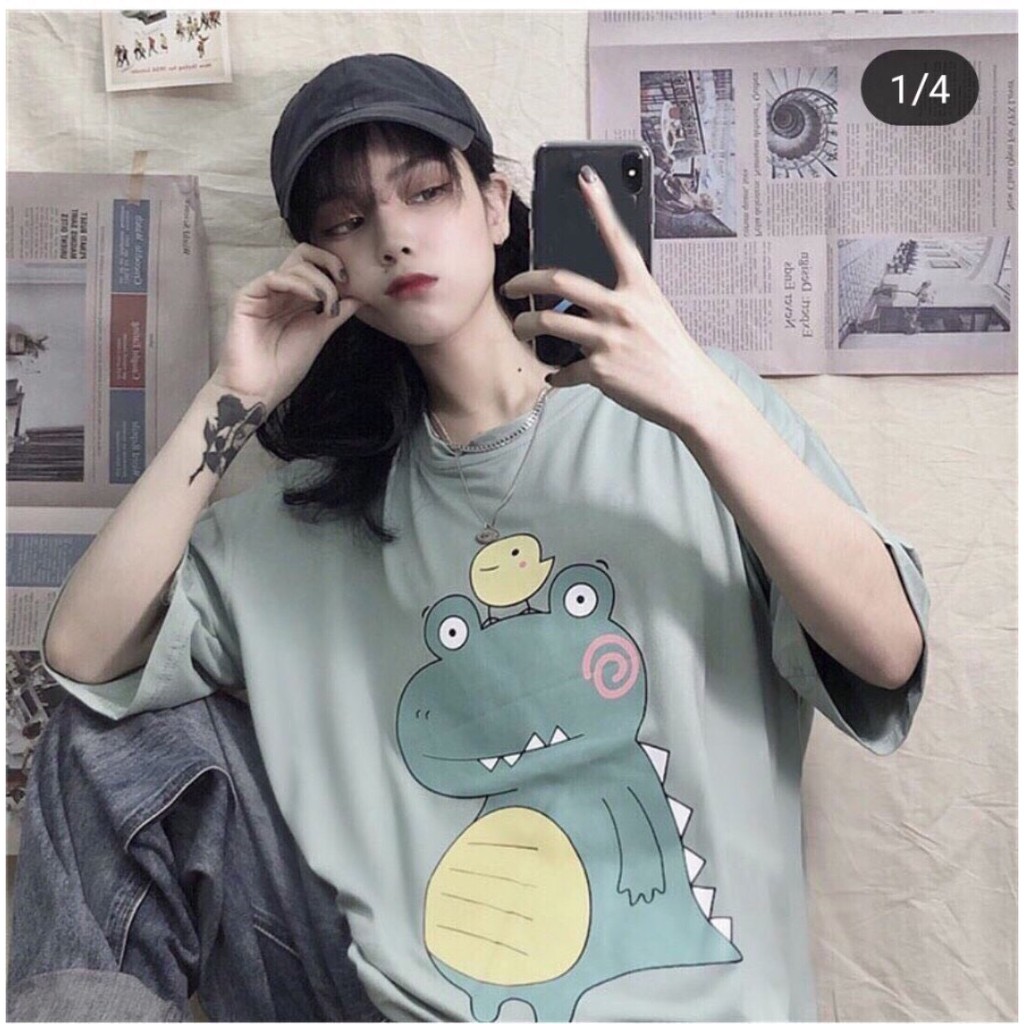ÁO THUN NAM NỮ FORM RỘNG CHẤT VẢI COTTON THẤM HÚT TỐT