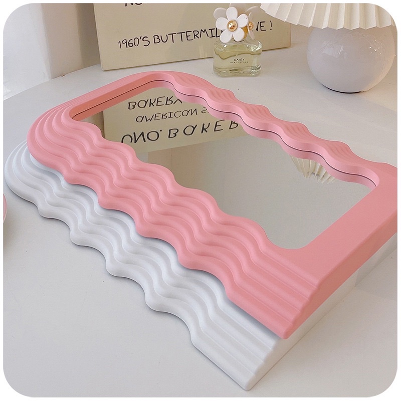 GƯƠNG GỢN SÓNG MINI ĐỂ BÀN 🎀