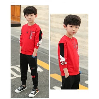 Bộ thu đông cho bé trai 18-28kg thanh lịch phong cách HQ