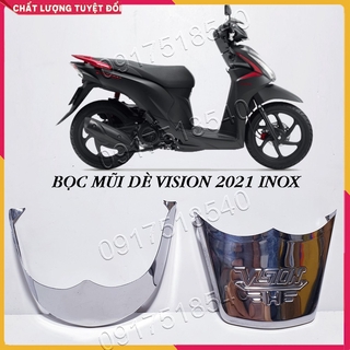 Bộ ốp mỏ dè INOX xe VISION 2021. ( Gía 1 Cặp Trước, Sau )