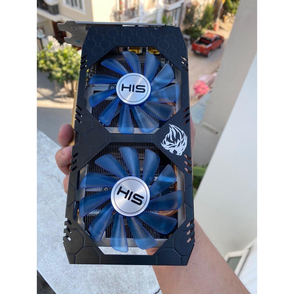 [RẺ VÔ ĐỊCH] Card Màn Hình, VGA HIS RX570 IceQ X² OC 4GB Cũ  Bảo hành 1 Tháng 1 đổi 1 | BigBuy360 - bigbuy360.vn