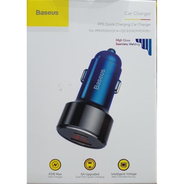 Baseus -BaseusMall VN Bộ tẩu sạc nhanh đa năng dùng cho xe hơi Baseus Magic Series Quick Charge