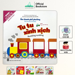 Sách - Ehon 5 quyển âm thanh song ngữ Việt Anh kích thích thính giác nuôi dưỡng tâm hồn bé - NPH Việt Hà