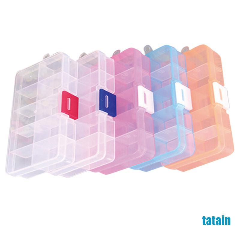 Hộp Nhựa Đựng Trang Sức 10 Ngăn Có Thể Điều Chỉnh