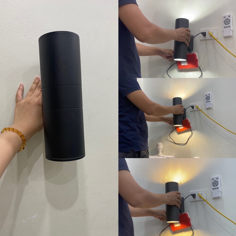 Đèn hắt tường lắp bóng đui e27