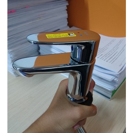 Vòi chậu lavabo INAX LFV-1112S nóng lạnh, van gật gù 2 đường nước, cam kết chính hãng