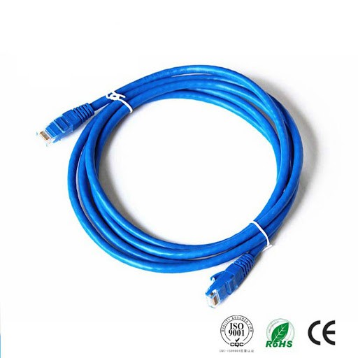 Dây cáp mạng dây mạng Lan bấm sẵn 2 đầu Cat 5E 0.5M 1.5M 2M 3M 5M cao cấp bền bỉ ổn định giao màu ngẫu nhiên