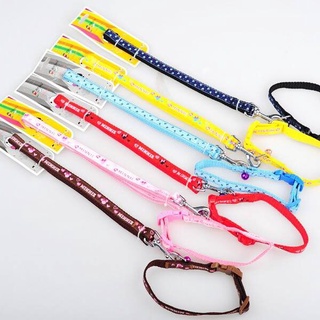 Vòng cổ kèm dây dắt cho chó mèo dưới 3kg size 1.0cm