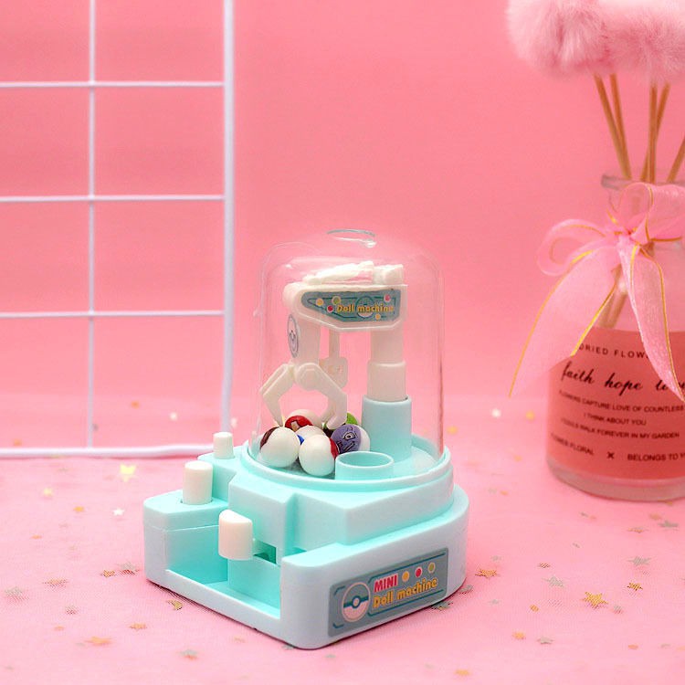 máy làm kẹo mini dành cho trẻ em vuốt gia đình nhỏ đồ chơi trò giải trí gashapon