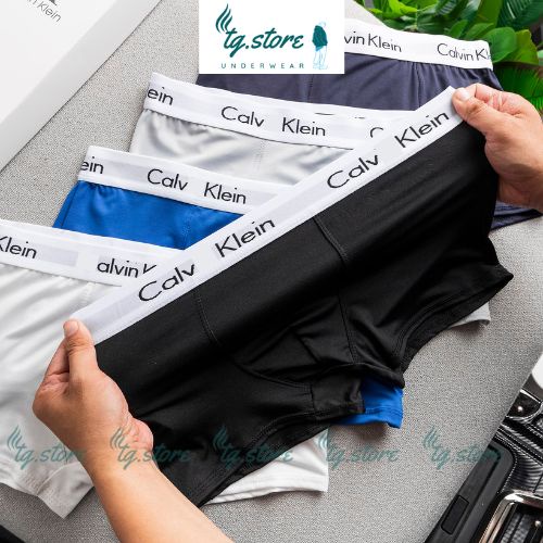 Quần Lót Nam Boxer Hàng Cao Cấp Xuất Khẩu Combo 4 Cái Cav-CT, Quần Sịp Nam Boxer Thun Lạnh Co Dãn 4 Chiều Thoáng Khí.