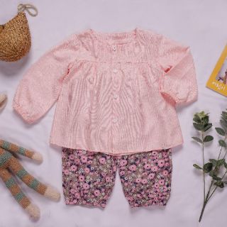 Set áo đũi quần hoa
