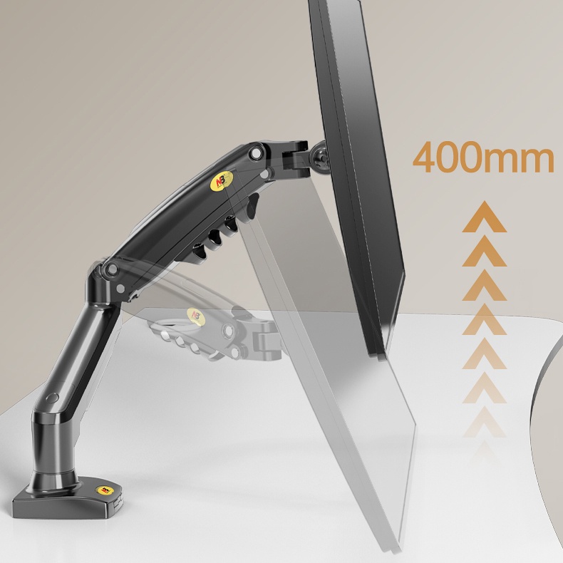 Giá treo màn hình máy tính NB F80 từ 17-30 inch - Tải trọng 9Kg, xoay 360 độ