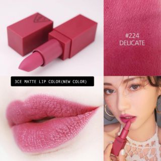 Giảm Giá Son Lì 3Ce Matte Lip Color Mẫu Mới Nhất 2019 Màu 223, 224, 225 -  Beecost