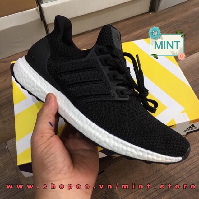 (Video cận cảnh) GIÀY SNEAKERS ULTRA BOOST 5.0 ĐEN TRẮNG