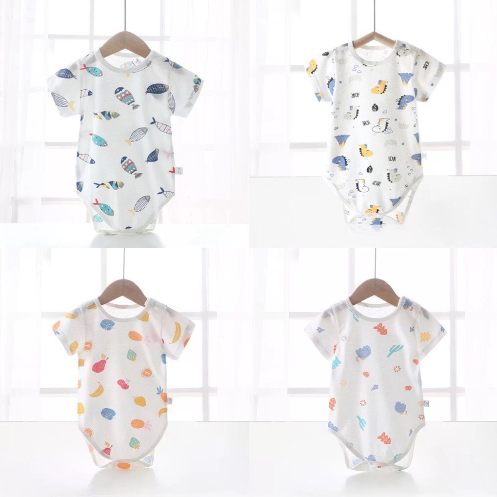 Body Chip, Bodysuit Cho Bé Hàng Quảng Châu Mềm Mát, Thoáng Khí