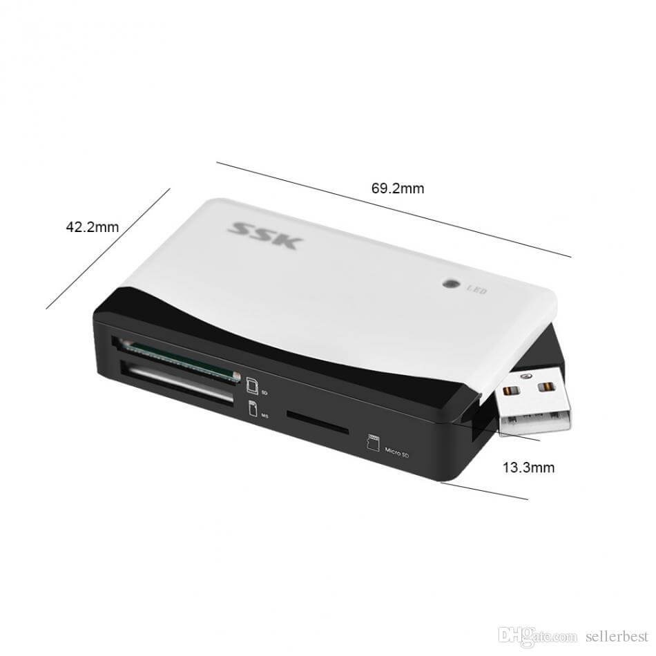 Đầu Đọc Thẻ Nhớ Đa Năng SSK SCRM057 USB3.0