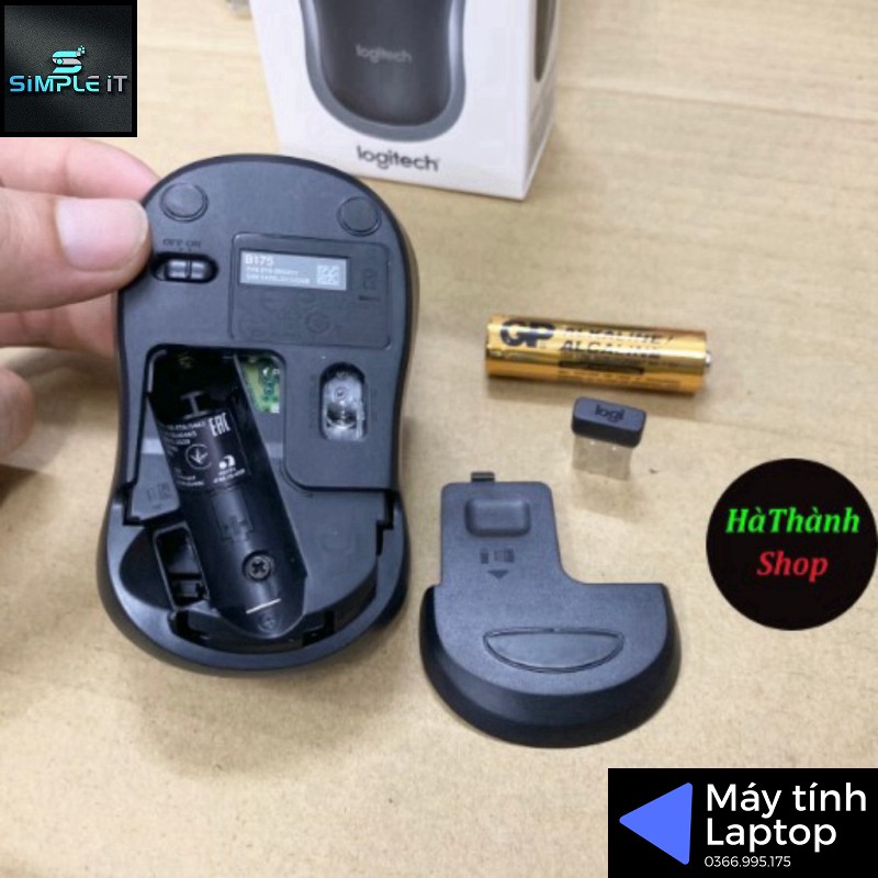 [LOGITECH] Chuột Không Dây Logitech B175 (Chính hãng)