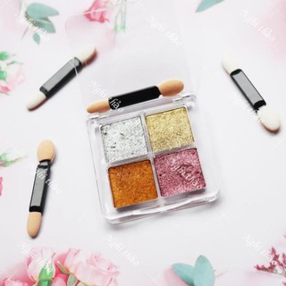 Bột tráng gương nén 4 màu trang trí móng