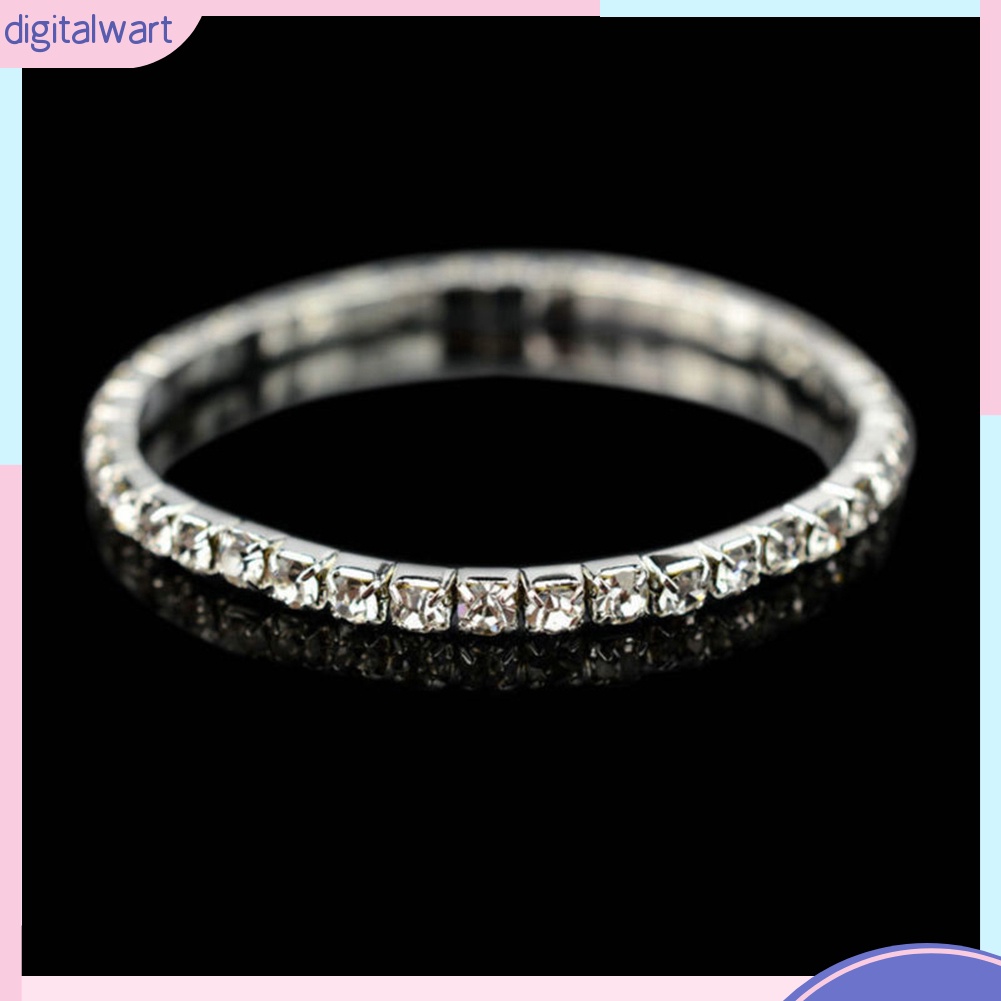 Vòng đeo tay đính trang trí kim cương giả thanh lịch dành cho nữ