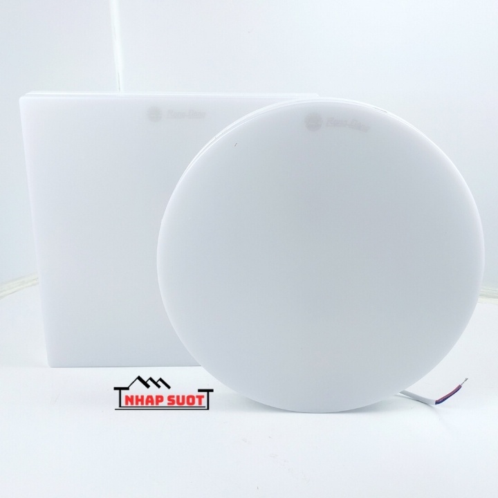 [Chính Hãng] Đèn Ốp Trần Nổi 24W Led Rạng Đông Tràn Viền Chống Ẩm IP54 (Vuông/Tròn) - LN12