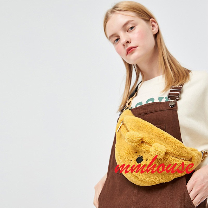 Túi Đeo Hông Họa Tiết Hoạt Hình Winnie The Pooh