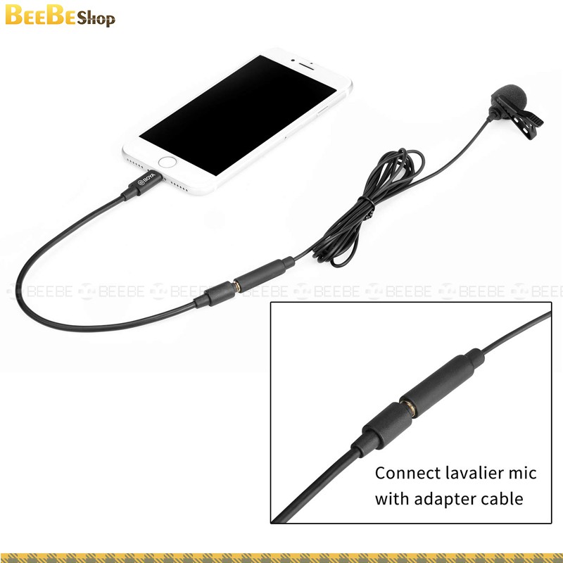 Boya BY-M2 - Micro gài áo chuẩn MFi cho các thiết bị iOS