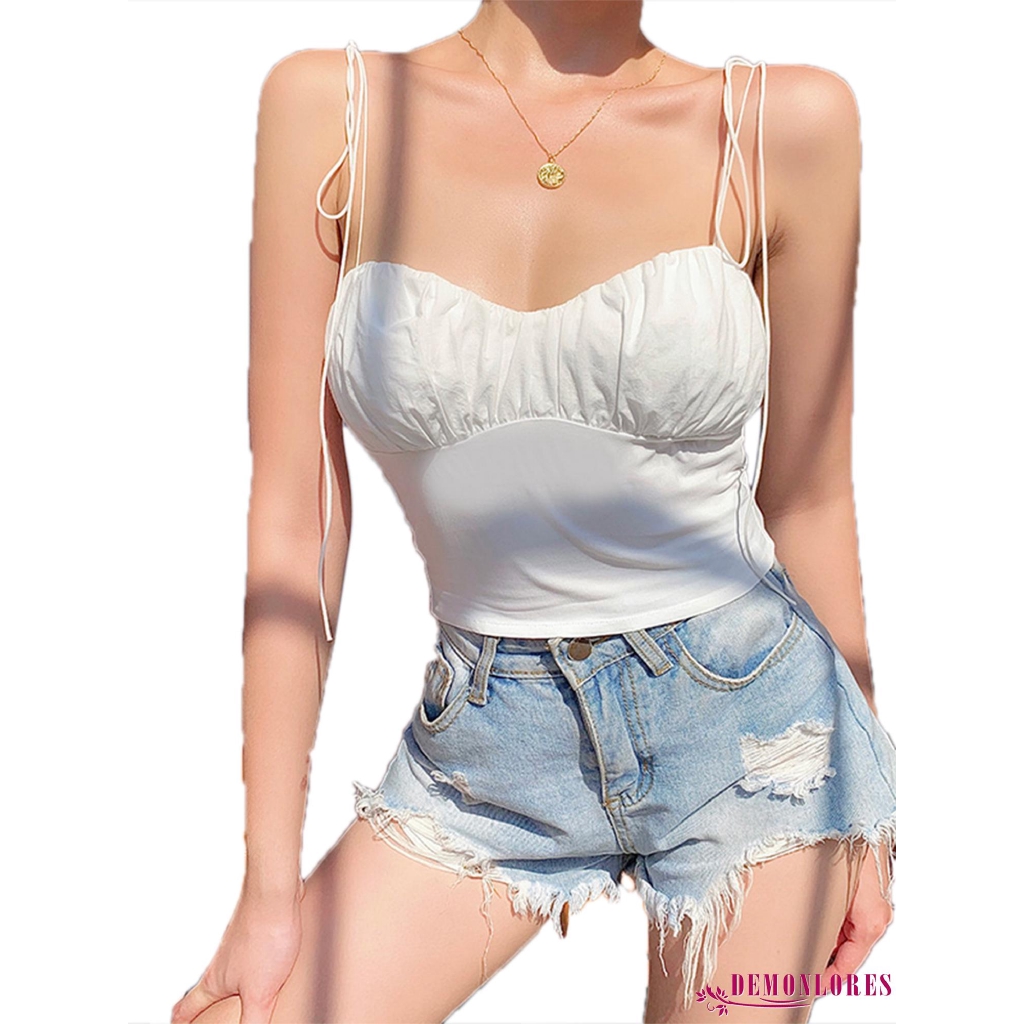 Áo Sát Nách Cổ Chữ V Thời Trang Mùa Hè Cho Nữ