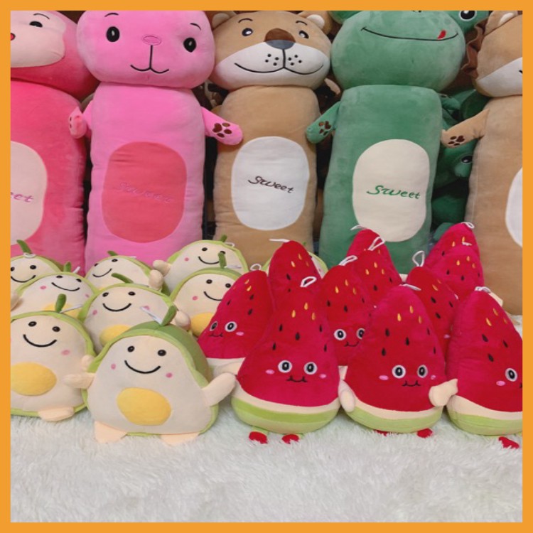 Gấu bông quả bơ trứng mini cute giá rẻ quà tặng đáng yêu size nhỏ 20cm