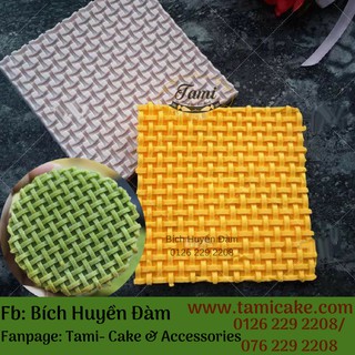 Khuôn silicon mặt đan rổ SP928