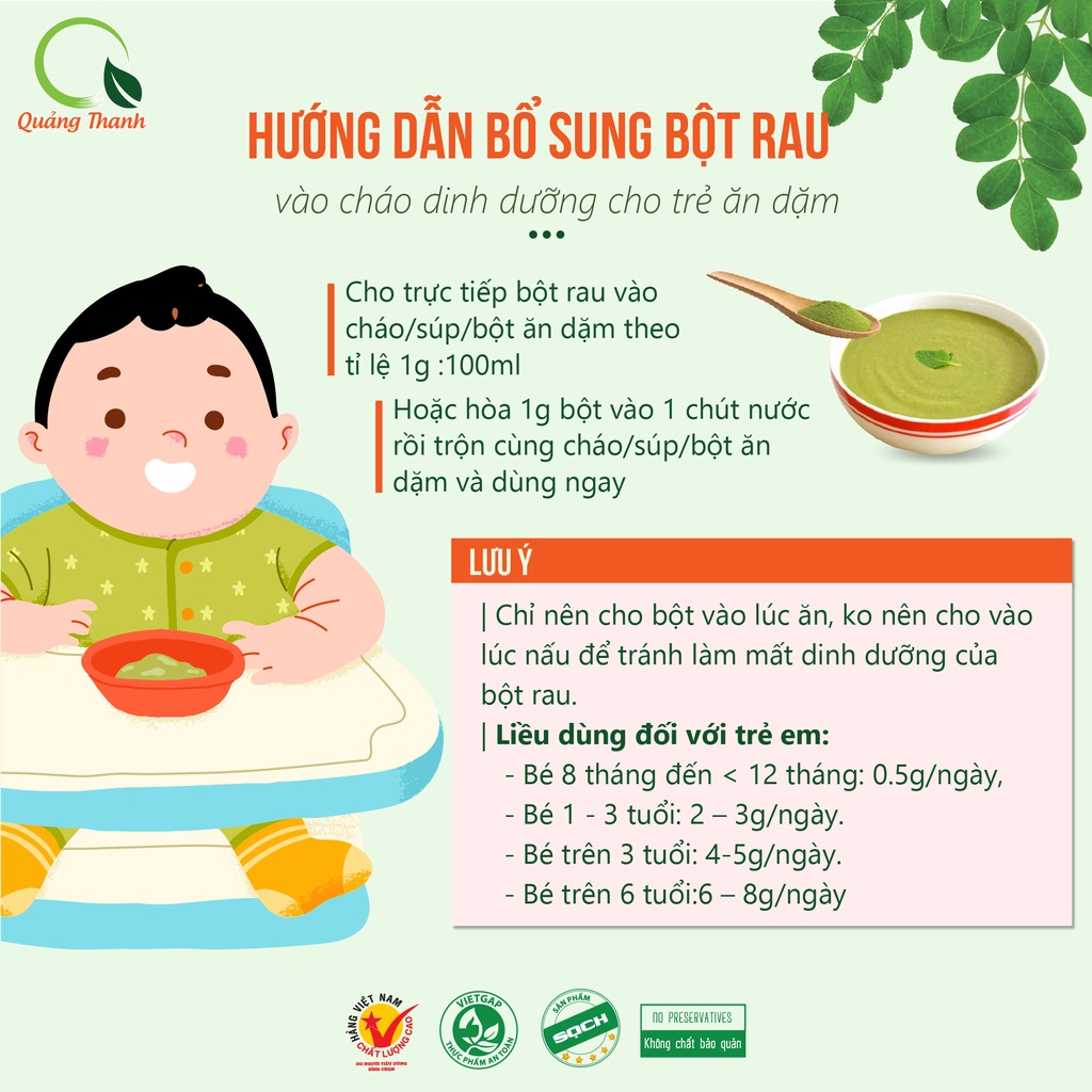 Bột tía tô Quảng Thanh gói 100 gram