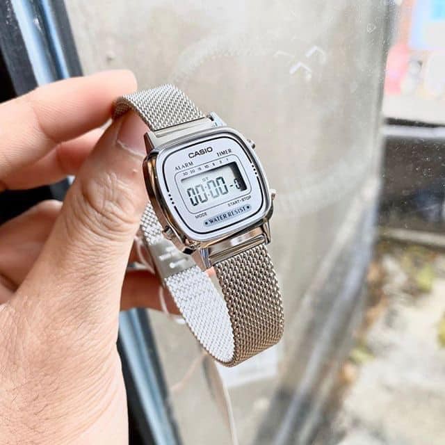 Đồng hồ nữ dây kim loại Casio LA670WEM-7DF