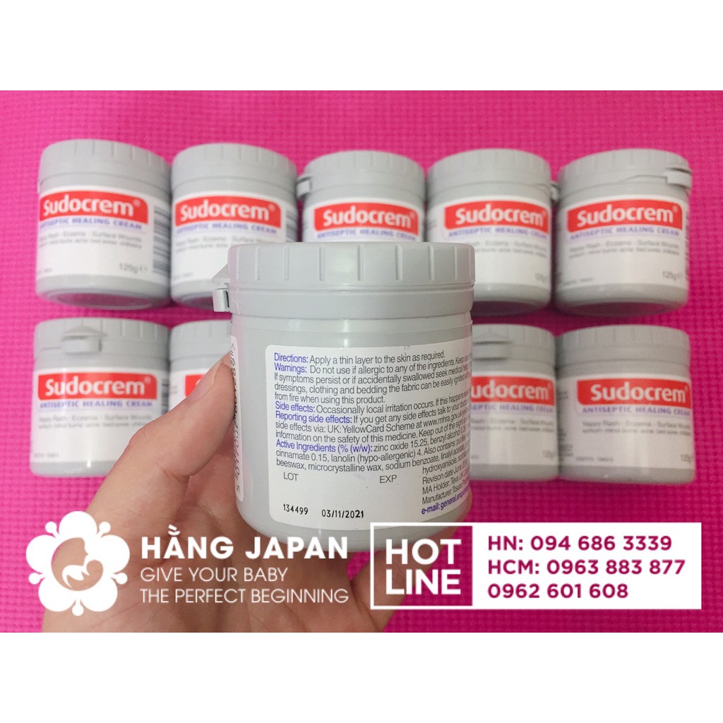 Kem chống hăm tã cho bé Sudocrem 60g - Hàng Anh