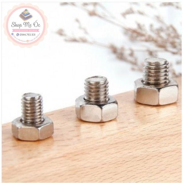 Giáo cụ Montessori - Bộ ốc vít núm tròn