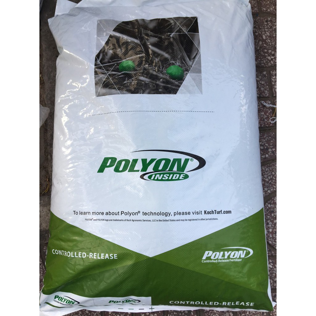 Phân xanh Polyon NPK 16-6-12 chuyên dùng cho hoa lan, cây cảnh.