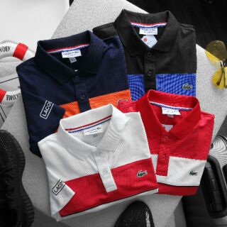 Áo có cổ polo LACOSTE phối màu cực đẹp