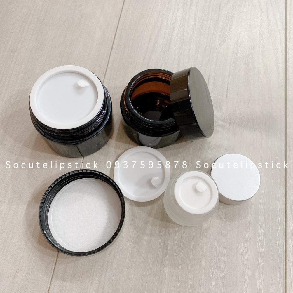 Hũ thủy tinh chiết mỹ phẩm 10gr - 30gr - 50gr