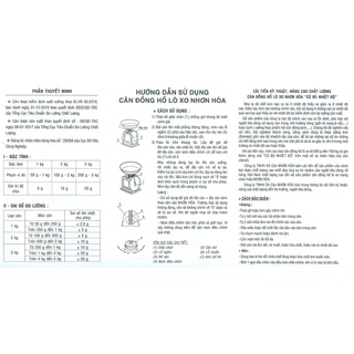 Cân Nhơn Hòa 5 Kg chính hãng