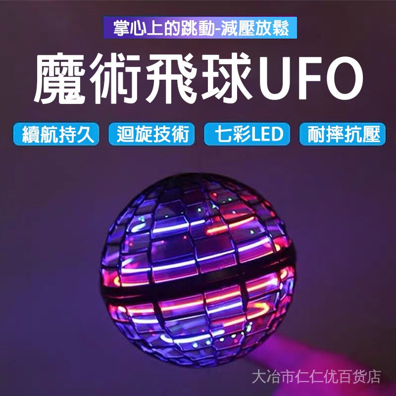 Con Quay Đồ Chơi Dạng Quả Bóng Bay UFO Cảm Ứng Nâng Cấp Thế Hệ Thứ Hai Cho Trẻ Em