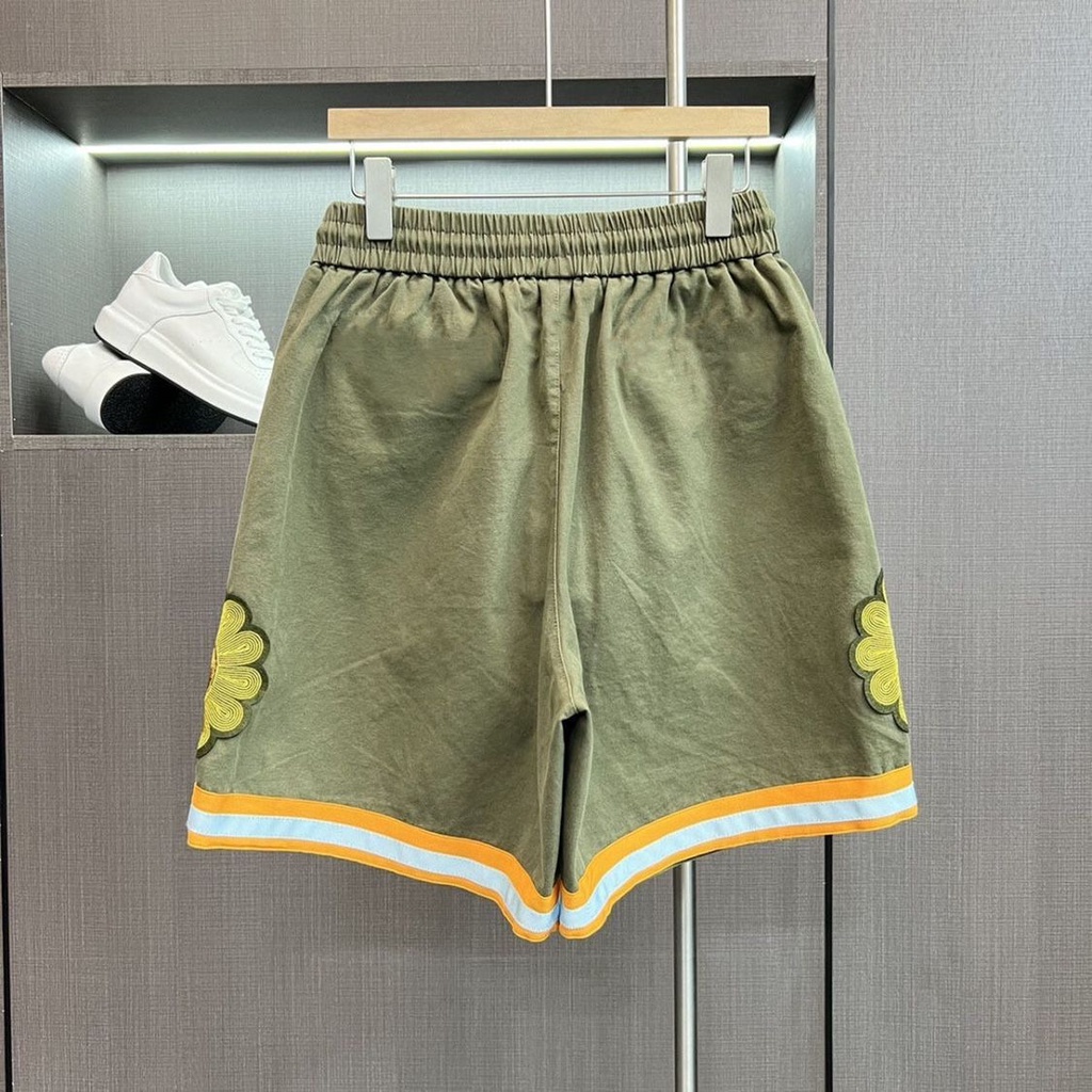 Quần Short Nam Ống Rộng Họa Tiết Hoa Hướng Dương Thời Trang