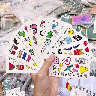 Hình xăm dán, miếng dán tattoo cute dễ thương, độc lạ