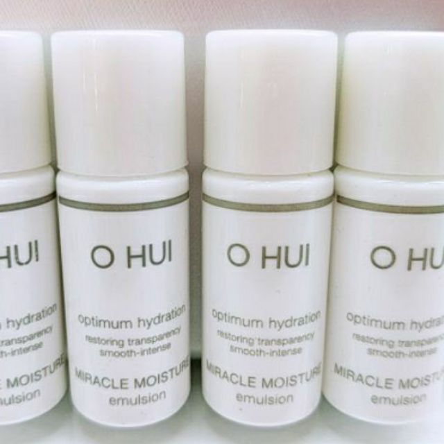 chai dưỡng sáng hồng căng bóng tái tạo da Ohui Elmusion Sample 5ml