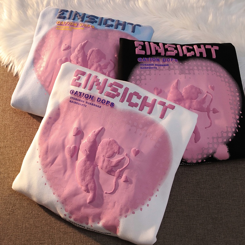 NRVP Áo hoodie dáng rộng thời trang Hàn Quốc 2022 dành cho nữ