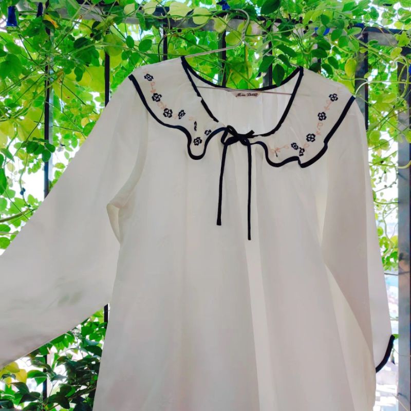 Váy ngủ lụa gấm Miss dolls