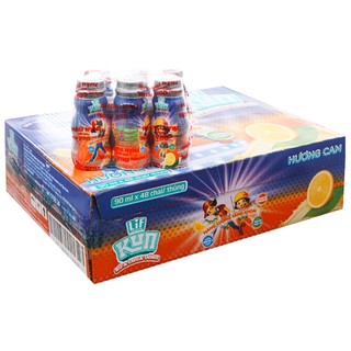 Sữa Chai LIF KUN Hương Cam - 48 chai x 90ml